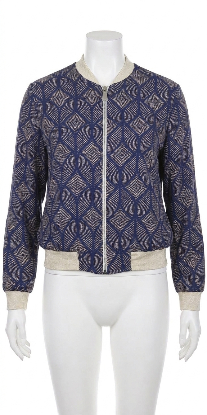 NEW GIGI MODA accona bomber jacket in navy